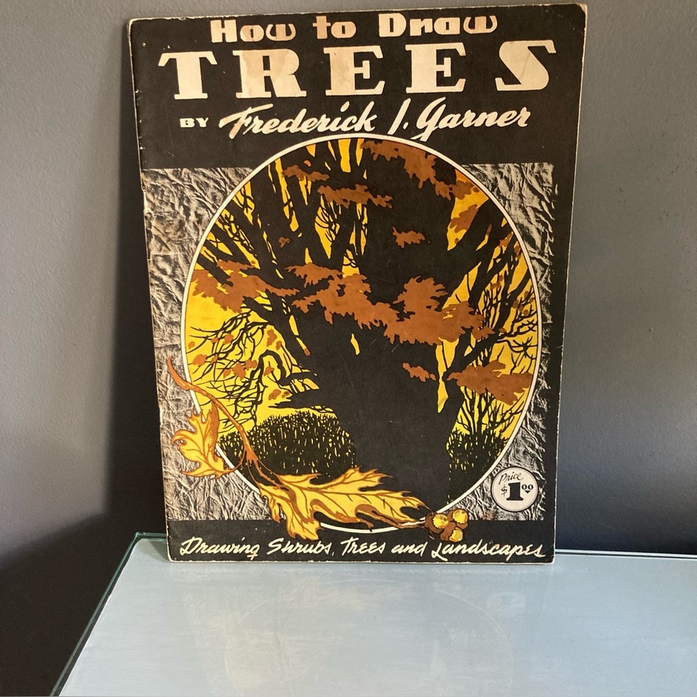 How to Draw Trees Book Vintage Walter Foster Book